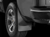 WeatherTech 19+ Dodge Ram w/ Factory Flares Rear No Drill Mudflaps - Black WeatherTech