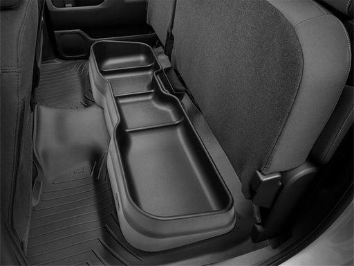 WeatherTech 05-20 Nissan Frontier Crew Cab (No Rockford Fasgate) Underseat Storage System - Black WeatherTech