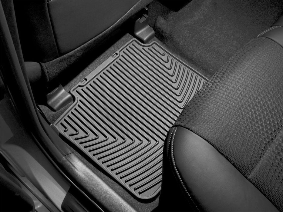 WeatherTech 06+ Lincoln MKZ Rear Rubber Mats - Black WeatherTech