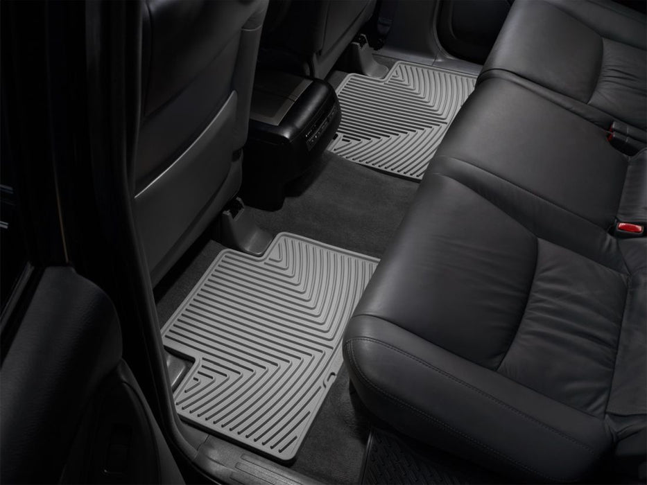 WeatherTech 05-13 Toyota Tacoma Crew Cab Rear Rubber Mats - Grey WeatherTech