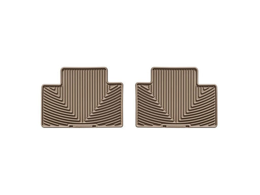 WeatherTech 05-13 Toyota Tacoma Crew Cab Rear Rubber Mats - Tan WeatherTech