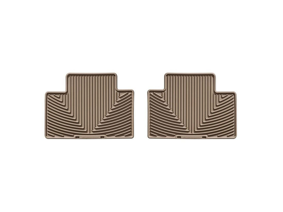 WeatherTech 05-13 Toyota Tacoma Crew Cab Rear Rubber Mats - Tan WeatherTech