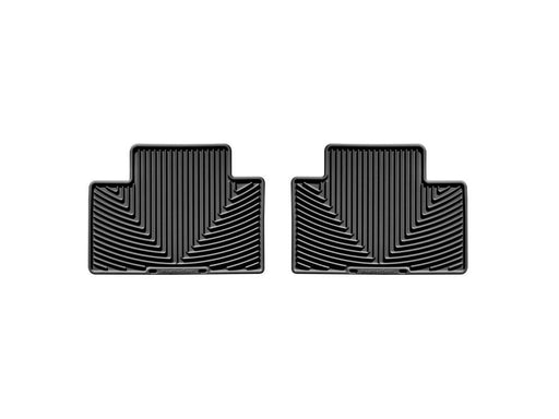 WeatherTech 05-13 Toyota Tacoma Crew Cab Rear Rubber Mats - Black WeatherTech