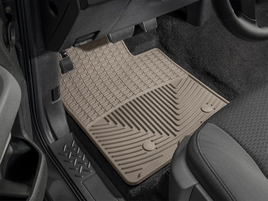 WeatherTech 02+ Lexus SC 430 Front Rubber Mats - Tan WeatherTech