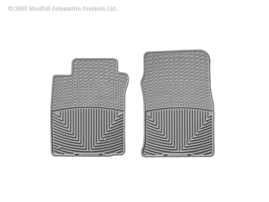 WeatherTech 00-05 Hyundai Accent Front Rubber Mats - Grey WeatherTech