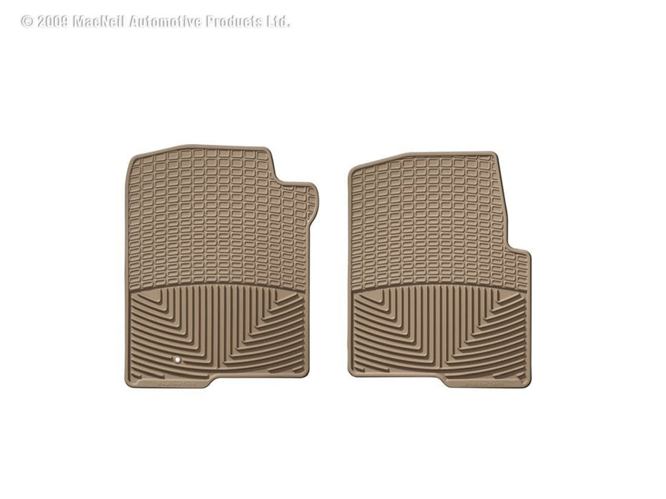 WeatherTech 04-08 Ford F150 Ext Cab Front Rubber Mats - Tan WeatherTech