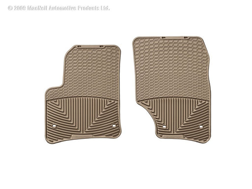 WeatherTech 03-10 Porsche Cayenne Front Rubber Mats - Tan WeatherTech
