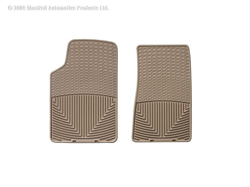 WeatherTech 03-10 Cadillac CTS Front Rubber Mats - Tan WeatherTech
