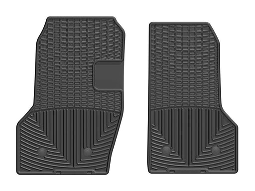 WeatherTech 04-15 Freightliner M2 Front Rubber Mats - Black WeatherTech