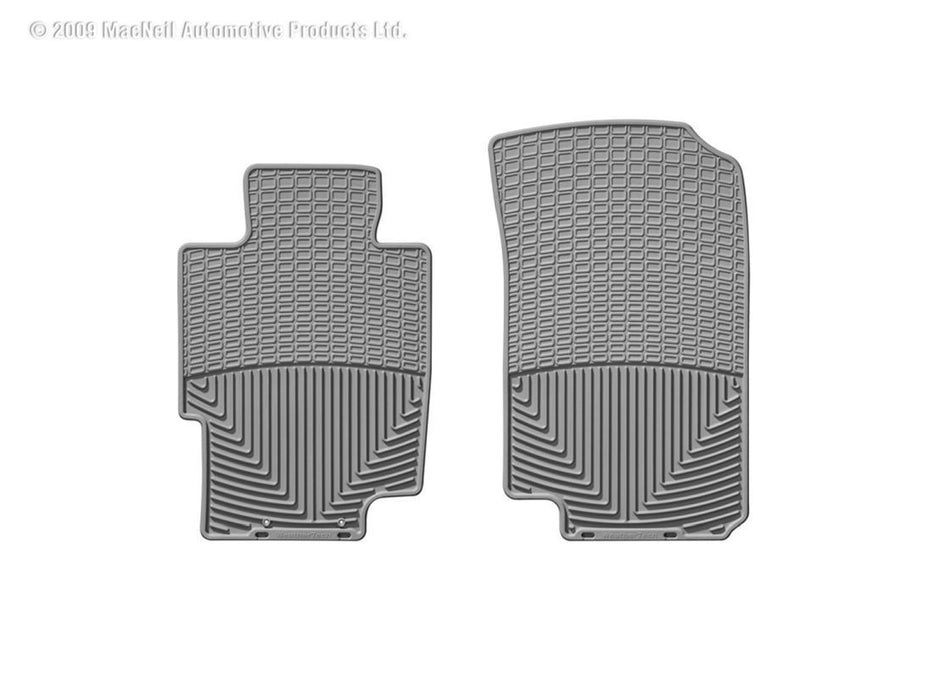 WeatherTech 04-08 Acura TL Front Rubber Mats - Grey WeatherTech