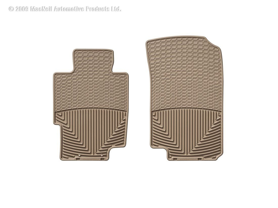 WeatherTech 04-08 Acura TL Front Rubber Mats - Tan WeatherTech