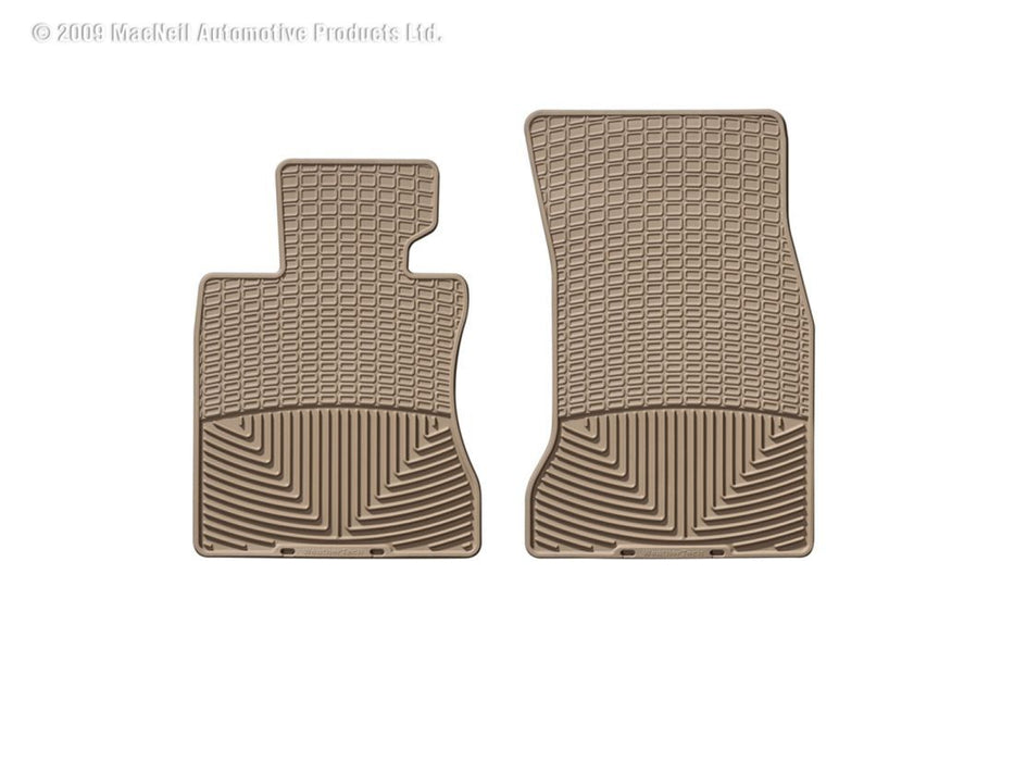 WeatherTech 04-07 BMW 525i Front Rubber Mats - Tan WeatherTech