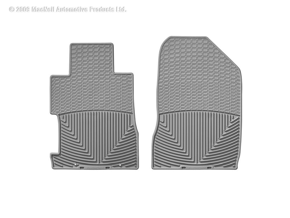 WeatherTech 06-11 Honda Civic Coupe / Si Coupe Front Rubber Mats - Grey WeatherTech