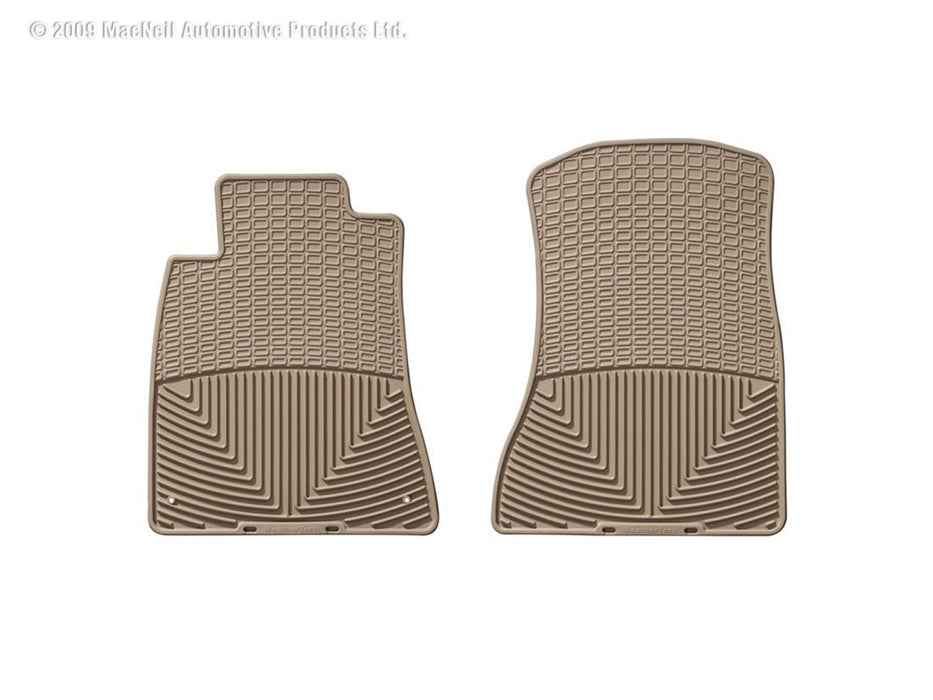 WeatherTech 02+ Lexus SC 430 Front Rubber Mats - Tan WeatherTech