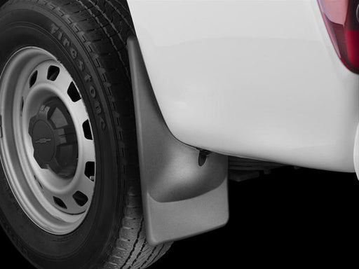 WeatherTech 04-12 Chevrolet Colorado No Drill Mudflaps - Black WeatherTech