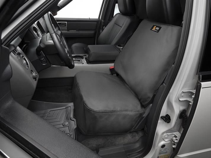 Weathertech Universal 1st Row & 2nd Row Bucket Seat Protector - Black WeatherTech